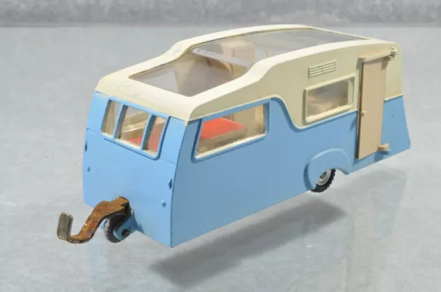 JJ775 Dinky Toys GB #113 4-Berth Caravan / Caravane toit transparente A-/-