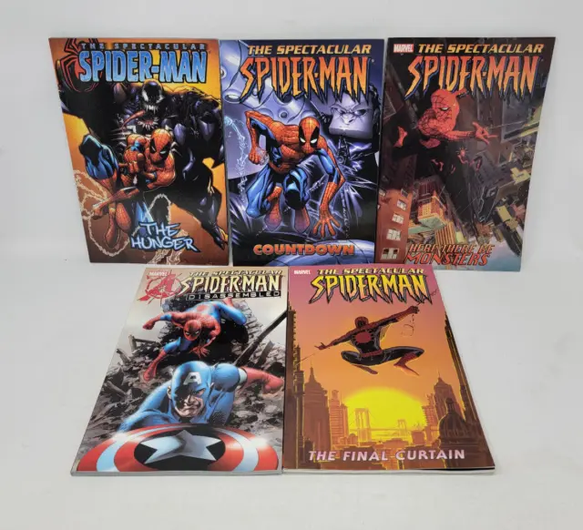 The Spectacular Spider-Man  Vol 1 2 3 4 & 6 ~ Marvel Tpb *5 Book Lot *