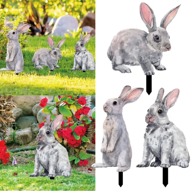 Easter Garden Decorations Easter Egg Gnome Rabbit Ground Insert Decoration