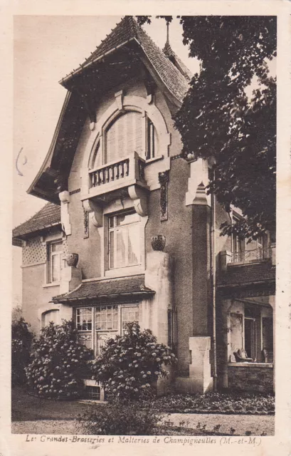 Antique postcard MEURTHE-ET-MOSELLE CHAMPIGNEULLES large breweries ti.