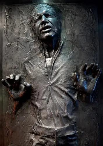 STAR WARS HAN SOLO CARBONITE POSTER Force Awakens Rogue One Last Jedi A3 A4