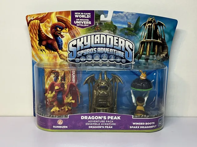 Skylanders Spyros Adventure Dragon’s Peak Adventure Pack New In Resealed Box