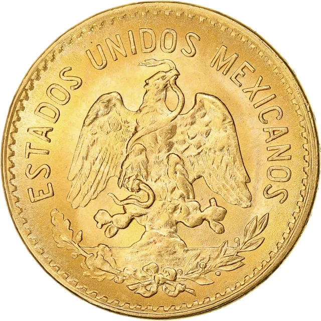 [#1280895] Mexico, 5 Pesos, 1955, Mexico, Restrike, Gold, MS, KM:464