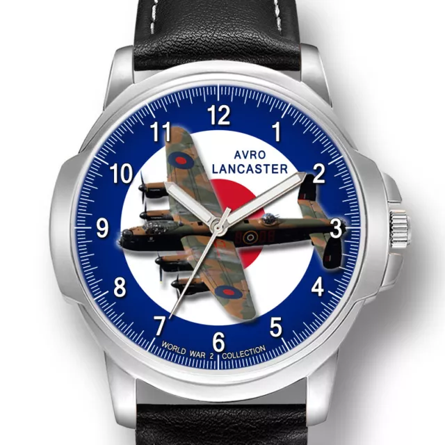 Avro Lancaster Bomber Raf Ww2 Men's Wrist Watch  Birthday Best Gift Personalised