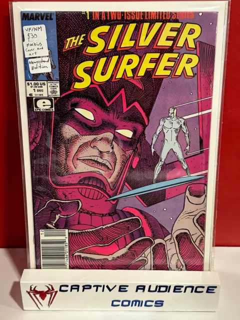 Silver Surfer, Vol. 4 #1 - Moebius Cover and Art - Newsstand Edition - VF/NM