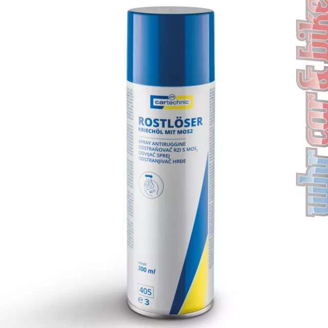 Rostlöser Rostschutz MoS2-Kriechöl Korrosionsschutz 300ml Cartechnic Spray