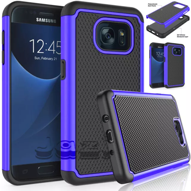 For Samsung Galaxy S6 S7 Edge S8 S9 S10 S20 Slim Shockproof Silicone Case Cover