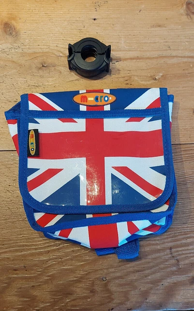 Mini Micro Scooter Bag Backpack with Fixing Accessory ~ Union Jack Design VGC