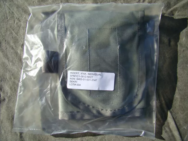 New IFAK Insert Individual First Aid Kit - Foliage Green Sekri  6545-01-531-3147