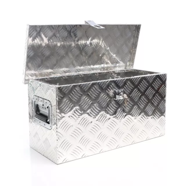 XPOtool Cassetta porta attrezzi in alluminio 60x25x30cm Baule utensili Truckbox