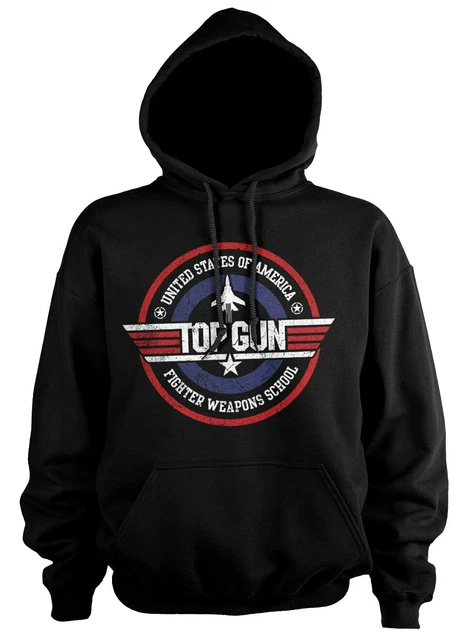 Felpa con cappuccio Top Gun - Fighter Weapons School Hoodie Uomo Hybris