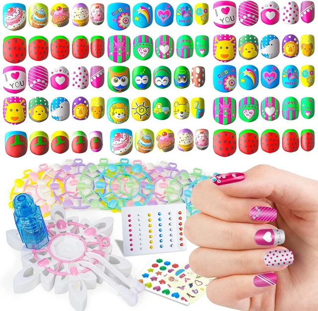 Nail Art Kit for Girls, Nail Polish Kit for Kids Ages 7-12 Years Old,  Ideal, Nail Kit For Girls Ages 7-12 - valleyresorts.co.uk