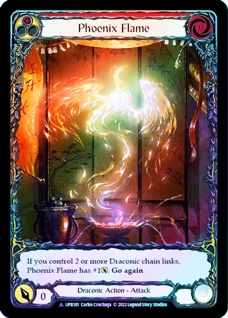 FAB COLD FOIL Phoenix Flame (Marvel)  – Uprising Card # 101