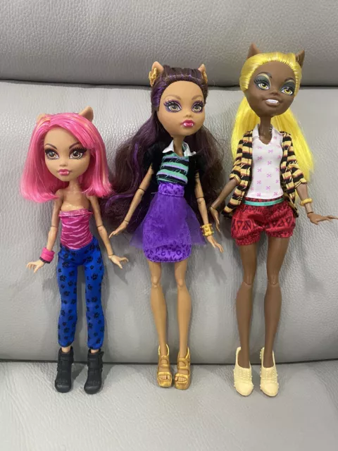 MONSTER HIGH A Pack Of Trouble Wolf Family Howleen clawdeen And Clawdia read De 22.00 PicClick UK
