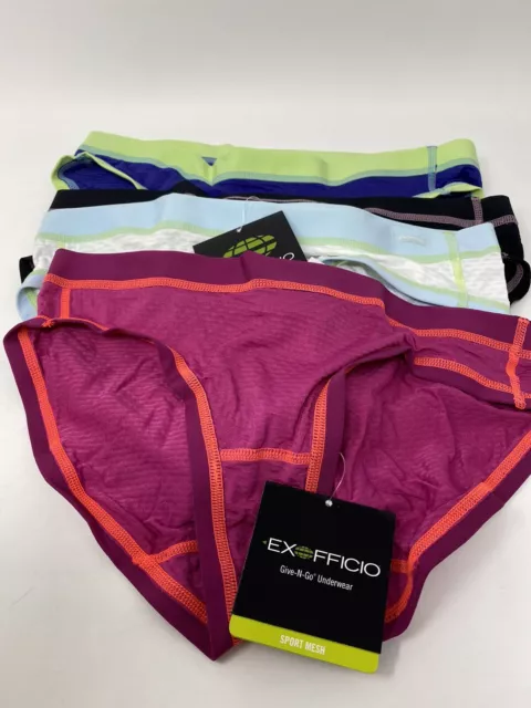 Exofficio Womens Give-N-Go Bikini Briefs Sport Mesh - XS, S, M, L, XL - NEW! 3