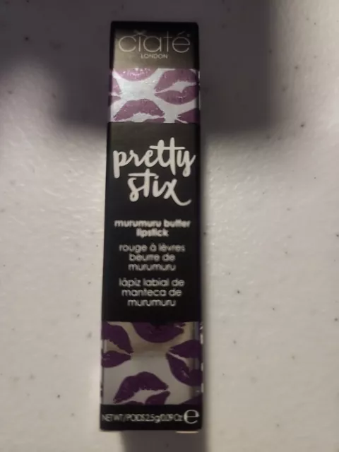 Ciaté London Pretty Stix Murumuru Butter Lipstick Heart Breaker 0.09 oz NIB