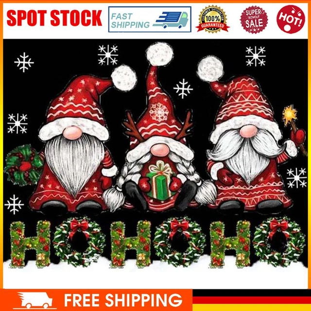 5D Full Round Drill Diamond Painting Kit Christmas Dwarf Art Decor for Adults