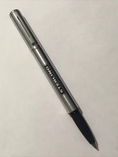 Sheaffer Steel Chrome Trim Rollerball Pen-New Refill Required.