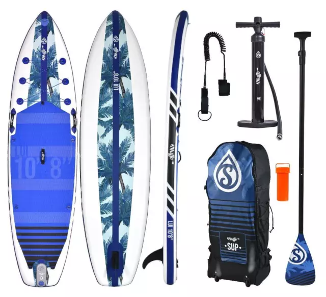 SKIFFO Lui 10'8' Stand Up Paddle Planche Sup Kompletset Gonflable Isup