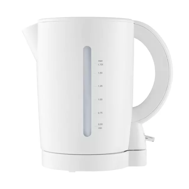 Mainstays 1.7 Liter Plastic Electric Kettle, White