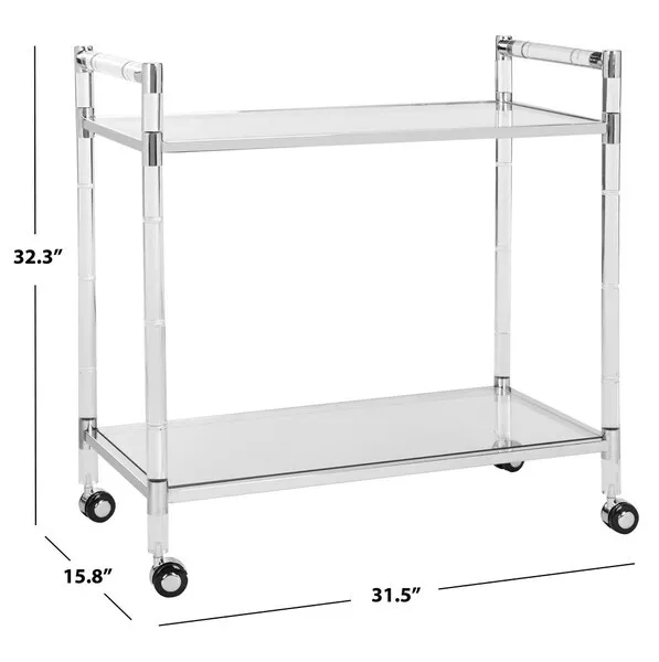 Safavieh DUVAL BAR TROLLEY, Reduced Price 2172728944 SFV2500B