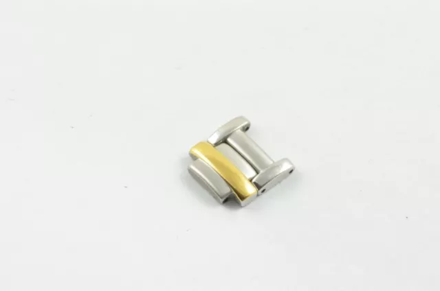 Maurice Lacroix Steel/Gold Link Replacement Link 0 9/16in Miros