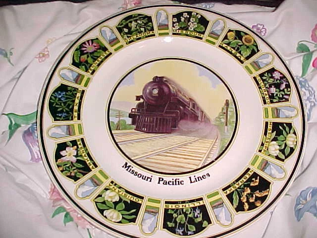 1930's Missouri Pacific Lines Service Plate  10"                     1129