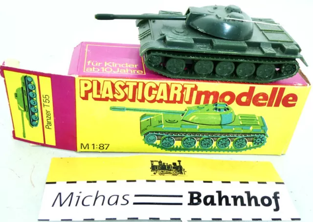 Plasticart 1077 Panzer T55 OVP Schmuckkarton Espewe H0 1:87 HS2 å