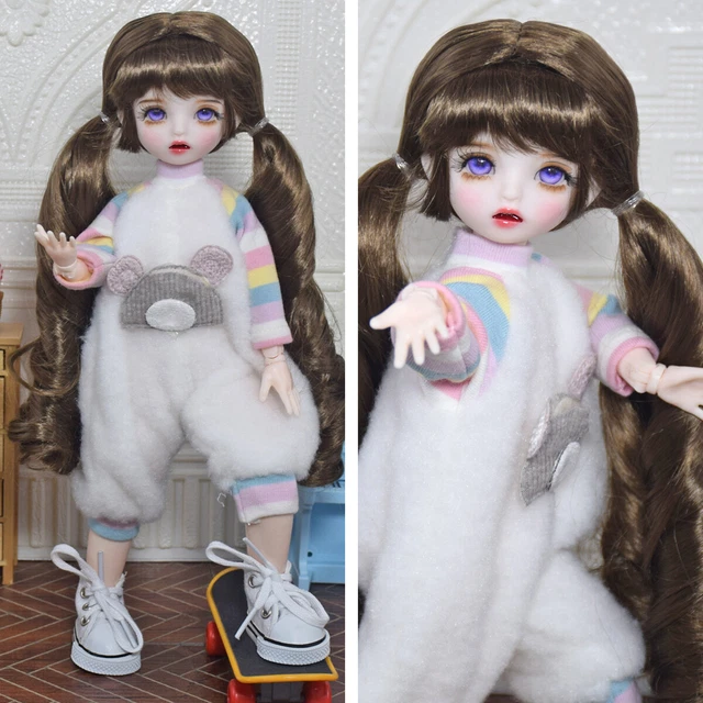 BJD Dolls 12 Inch SD Doll 1/6 Ball Jointed Dolls Fashion Girls with Cute Clothes