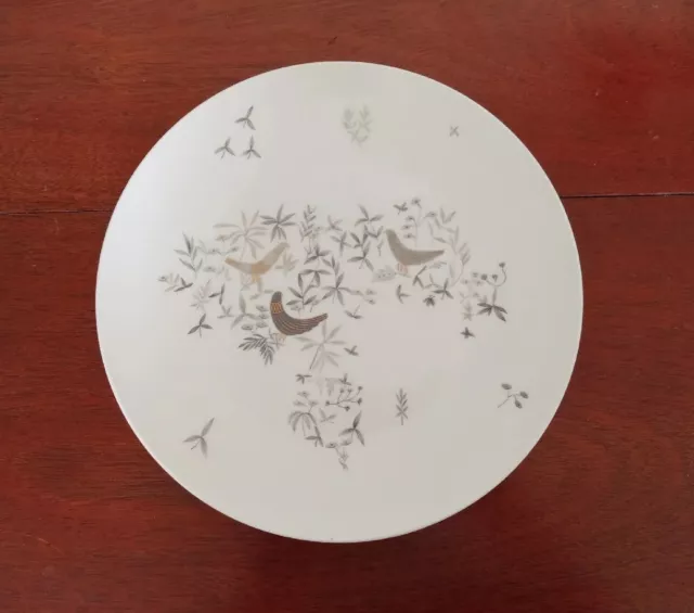 Vtg 12" Rosenthal Charger Plate Birds On Trees Signed Raymond Loewy Germany Vtg 12" Rosenthal Charger Plate Birds On Trees Signed Raymond Loewy Germany