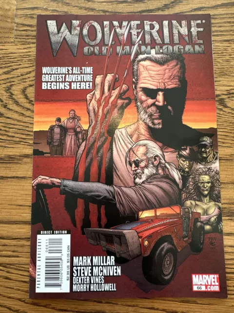 Wolverine Old Man Logan #66 (Marvel 2008) 1st App Old Man Logan! Hawkeye Hulk NM