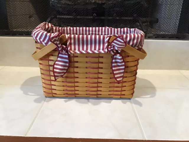 Longaberger 1998 Picture Perfect Sweetheart Basket Liner / Protector