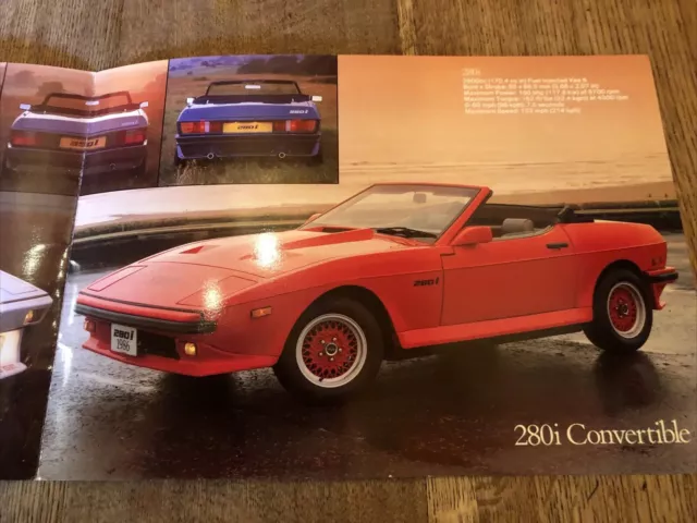 Sportscar Brochure - TVR 350i, 390 SE, 280i Convertible 1985 3