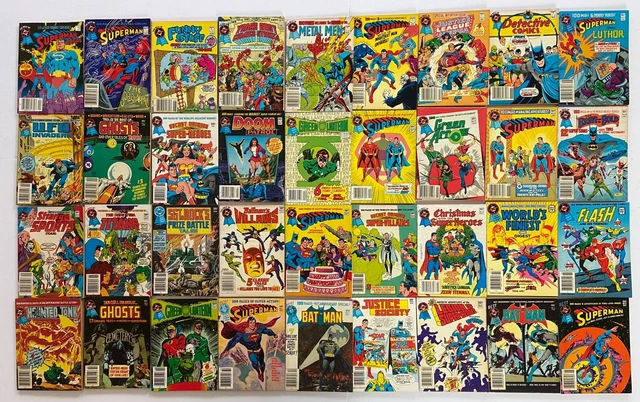 DC Blue Ribbon Digest Comic 25pc Lot Superman Batman Newsstand VF- to NM- 9.2