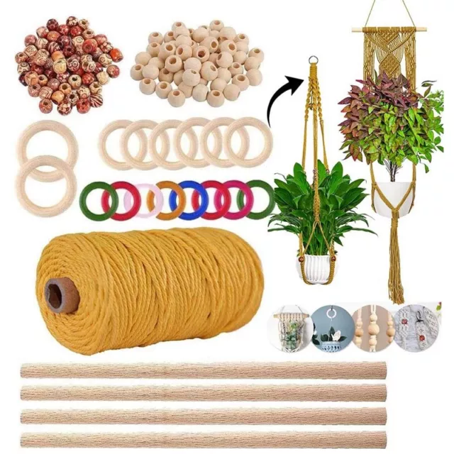 Macrame Plant Hanger Kits for Beginners Crafts Kits for Adults Art Supplies4150