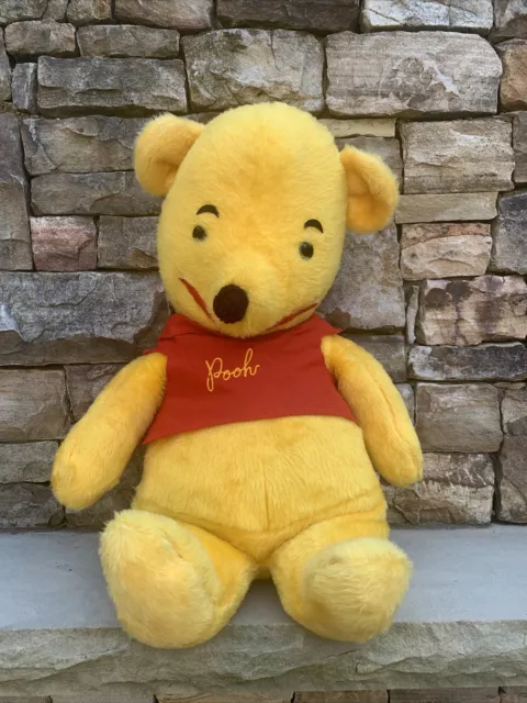 Vintage 60s J. Swedlin Gund Winnie The Pooh Plush 22” Disney Stuffed Toy