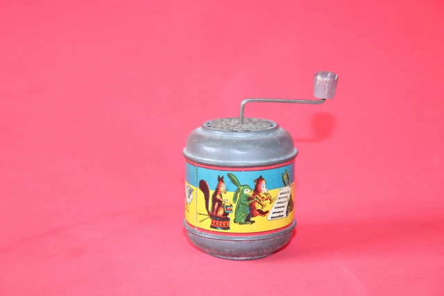 Ancien Jouet En Tôle - Boîte Moulin Musical Emile Camelin - France Années 1930