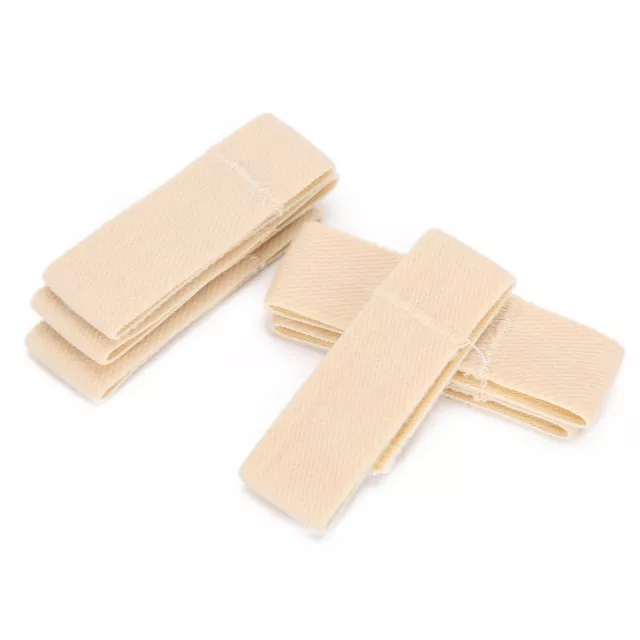 6x Elastic Toe Wrap Splint Soft Finger Hammer Toe Straightener Séparateur 2