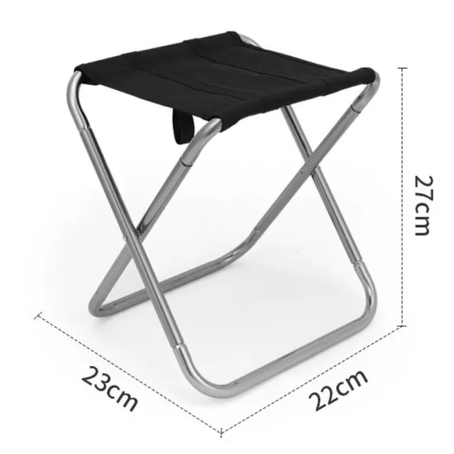 Tabouret de camping pliable pour chaise de pêche portable pour un transport fac