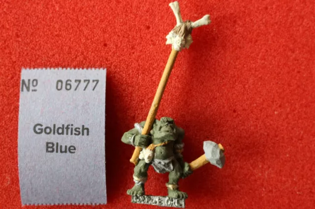 Games Workshop Warhammer Savage Orcs Orc Banner Bearer Standard Metal GW Orruks