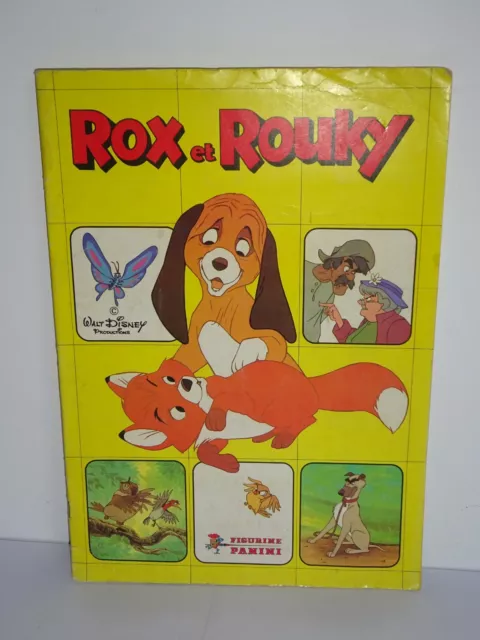 Rox et Rouky Disney Panini - Album de vignettes vintage complet - 1981 2