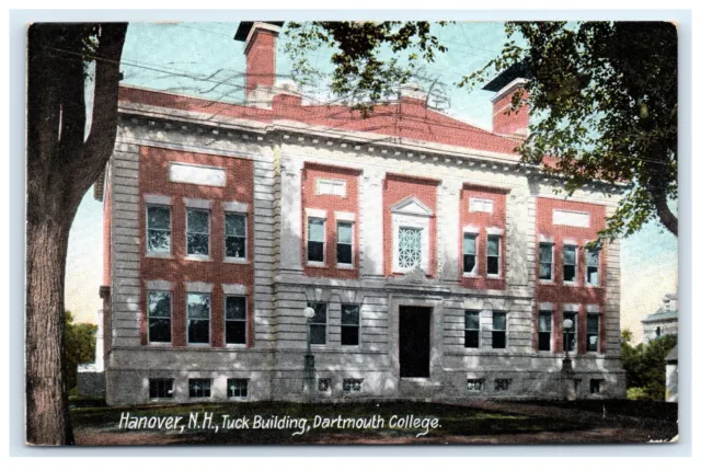 Postcard Tuck Building, Dartmouth College, Hanover, NH 1908 B8