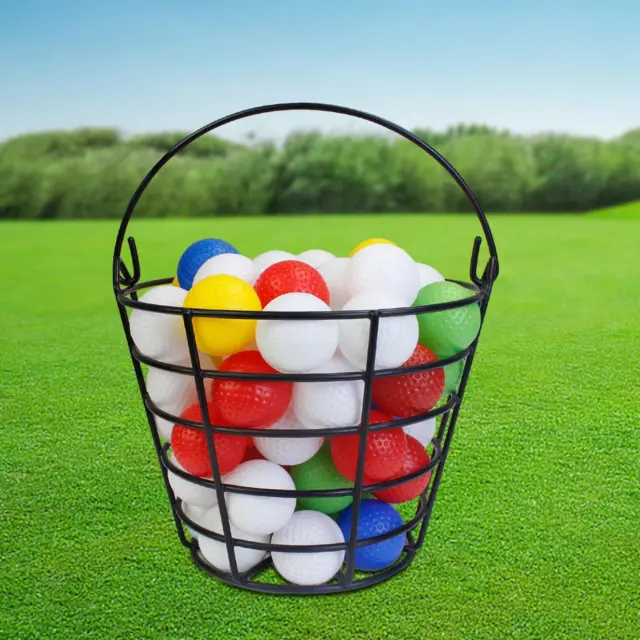 Golfball-Korbträger, Display, Unzerbrechlicher Metall-Außeneimer Für