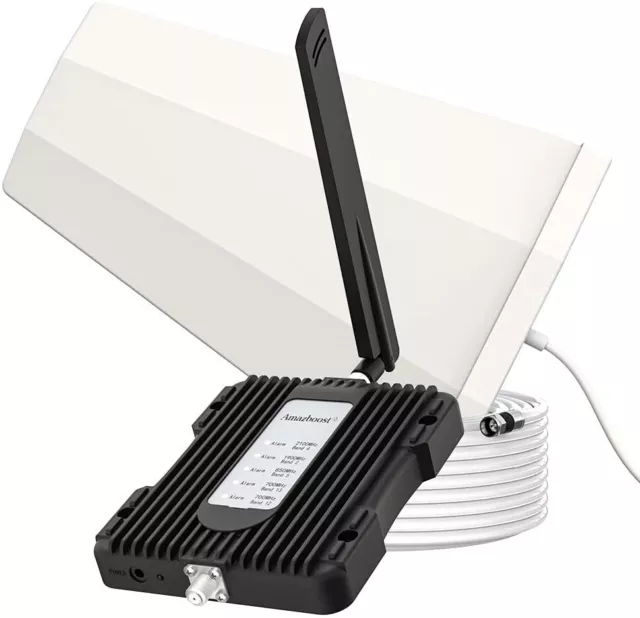 Amazboost A1 Cell phone signal boosters Home Office  - 2500sq.ft .