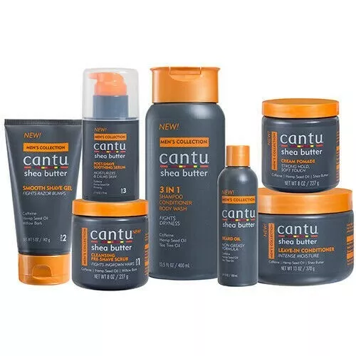 Cantu Mens Shampoo|Conditioner|Body Wash|Beard Oil|Wax|Shave Gel Full Range