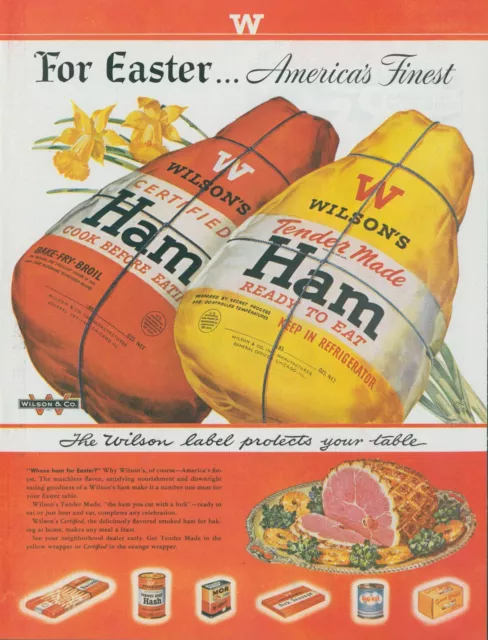 1953 USA Moyer’s pamphlet “Let’s cook MEAT”