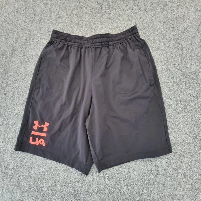 UNDER ARMOUR SHORTS Mens MEDIUM black beach sports basketball