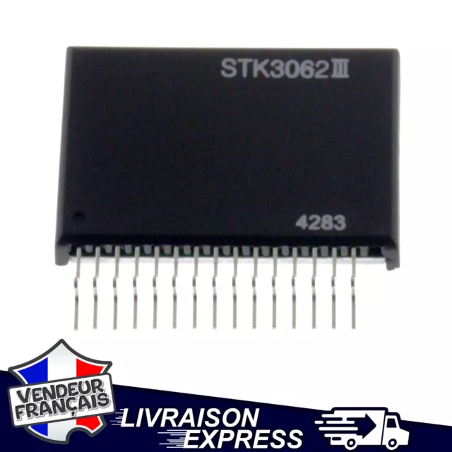 Stk3062Iii Amplificateur Audio Hybrid Ic Zip15 (1711)