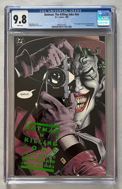 Batman: The Killing Joke #1 (1988) First Print Wp Cgc 9.8 Alan Moore Batman Key