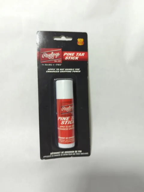 Rawlings Pine Tar Stick Apply to Baseball Bat Handle for Enhanced Gripping Power